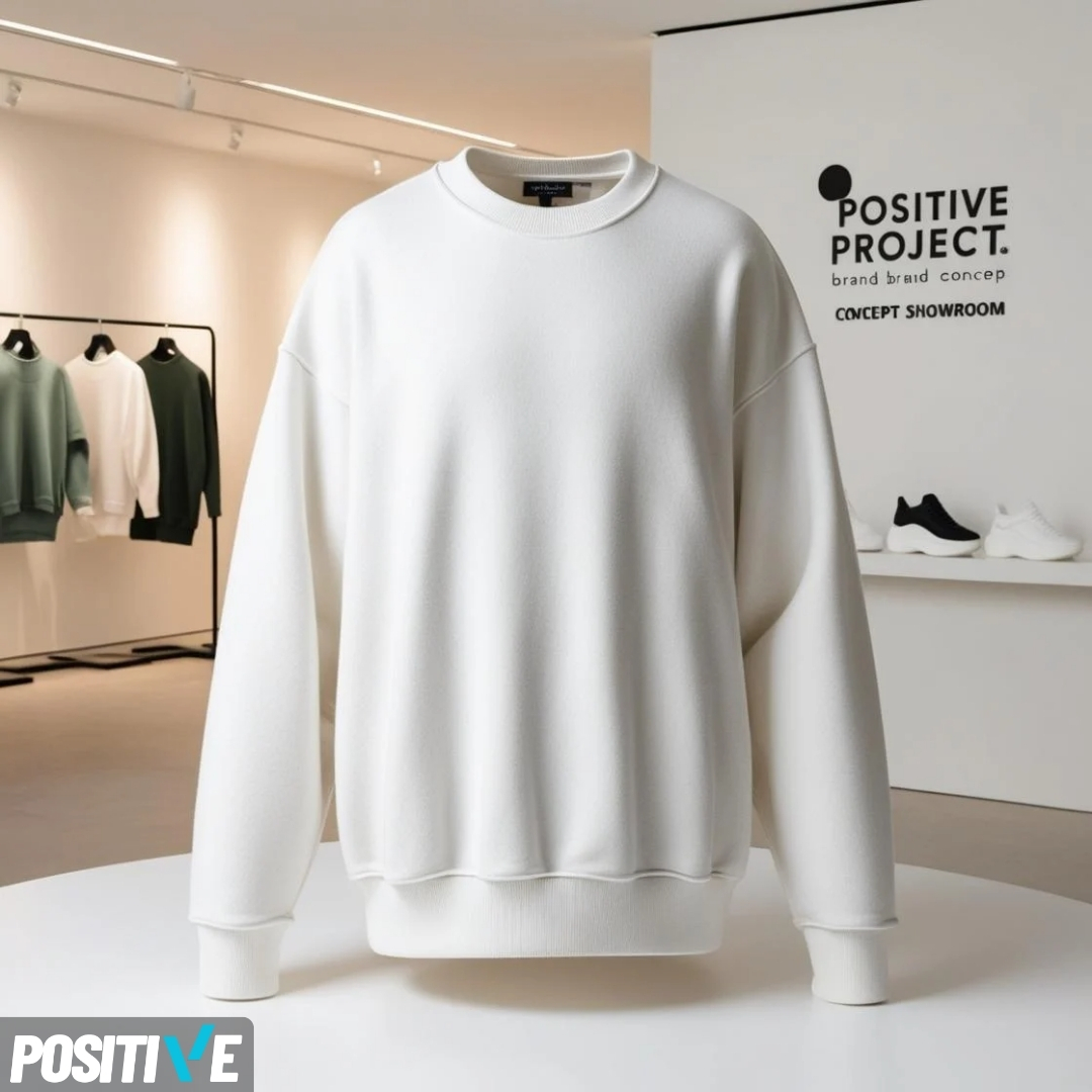 Alternative view of ENERJİ SERİSİ OVERSIZE BİSİKLET YAKA SWEAT SHIRT