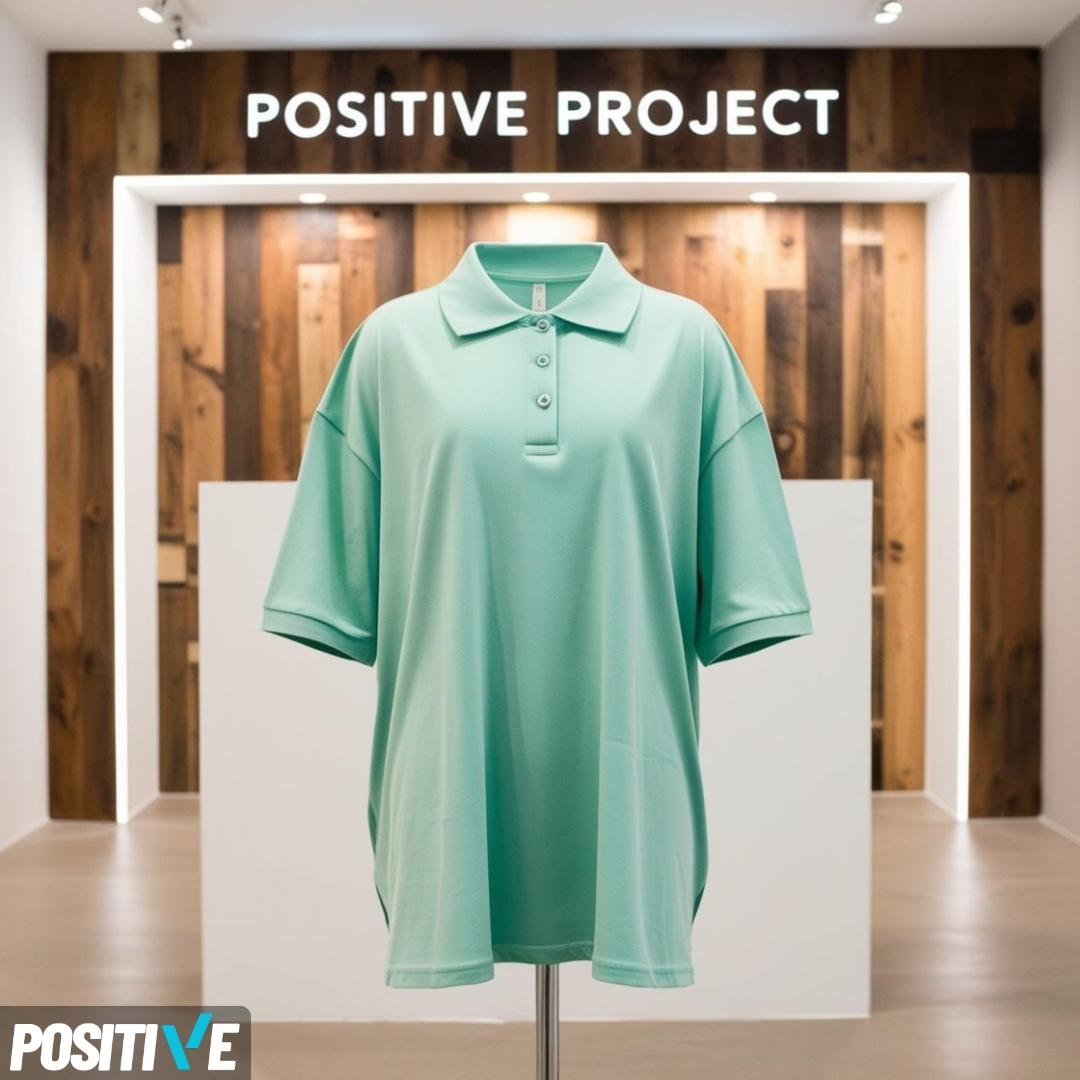 ENERJİ SERİSİ OVERSIZE KISA KOLLU POLO YAKA T-SHIRT - Görsel 11