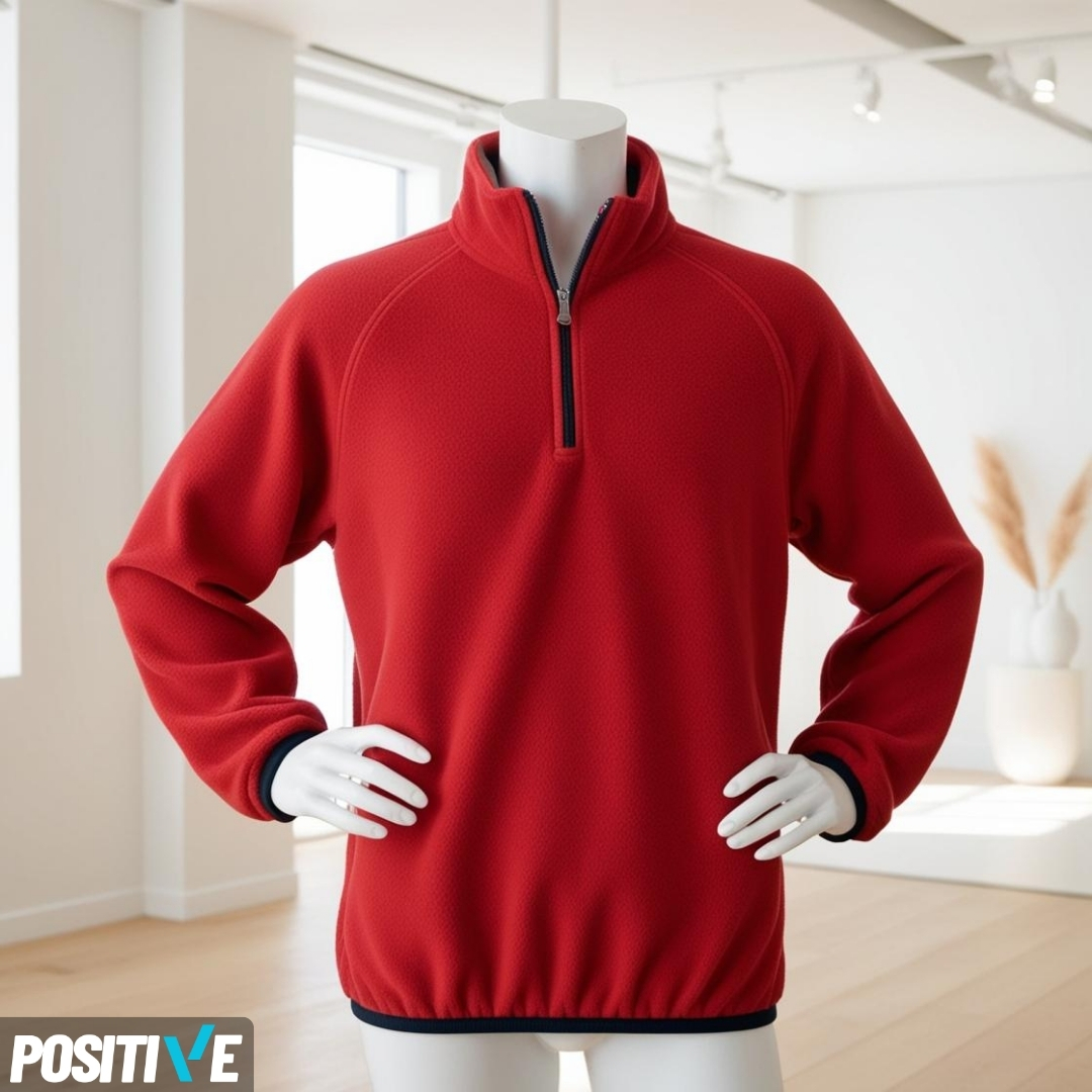 ENERJİ SERİSİ YARIM FERMUARLI BALIKÇI YAKA POLAR SWEAT SHIRT - Görsel 14
