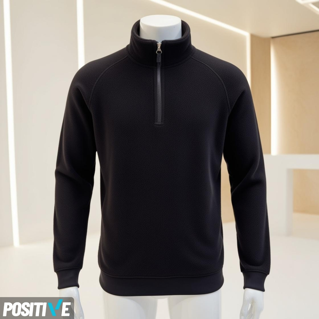ENERJİ SERİSİ YARIM FERMUARLI BALIKÇI YAKA POLAR SWEAT SHIRT - Görsel 5
