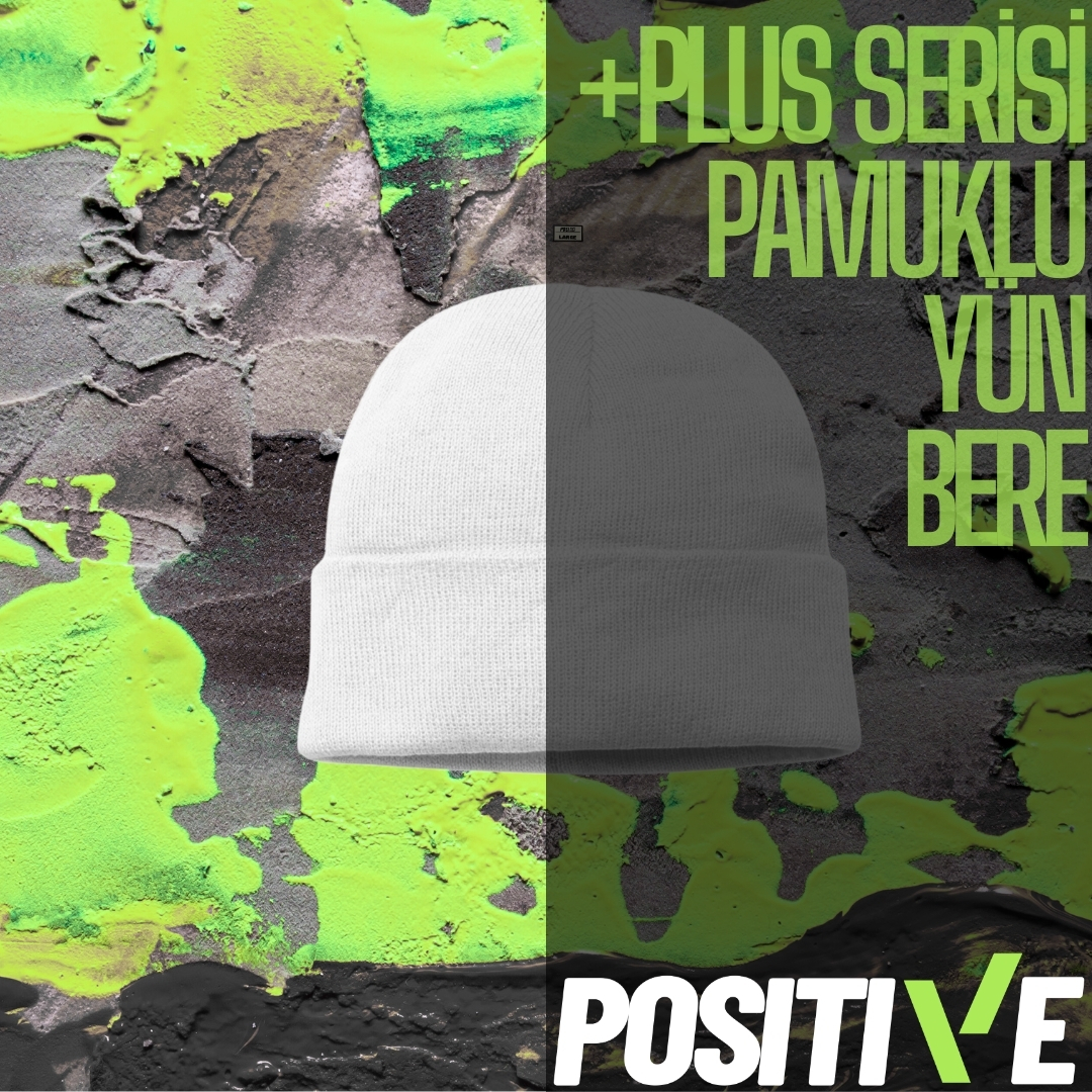 +PLUS SERİSİ PAMUKLU YÜN  BERE