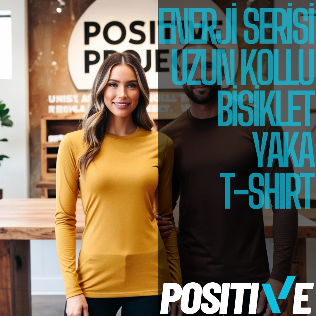 ENERJİ SERİSİ UZUN KOLLU BİSİKLET YAKA T-SHIRT