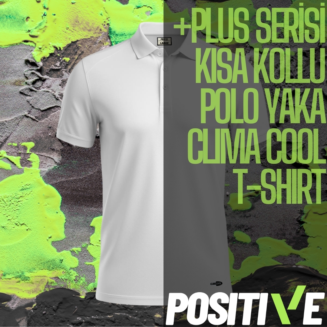 +PLUS SERİSİ KISA KOLLU POLO YAKA CLIMA COOL T-SHIRT