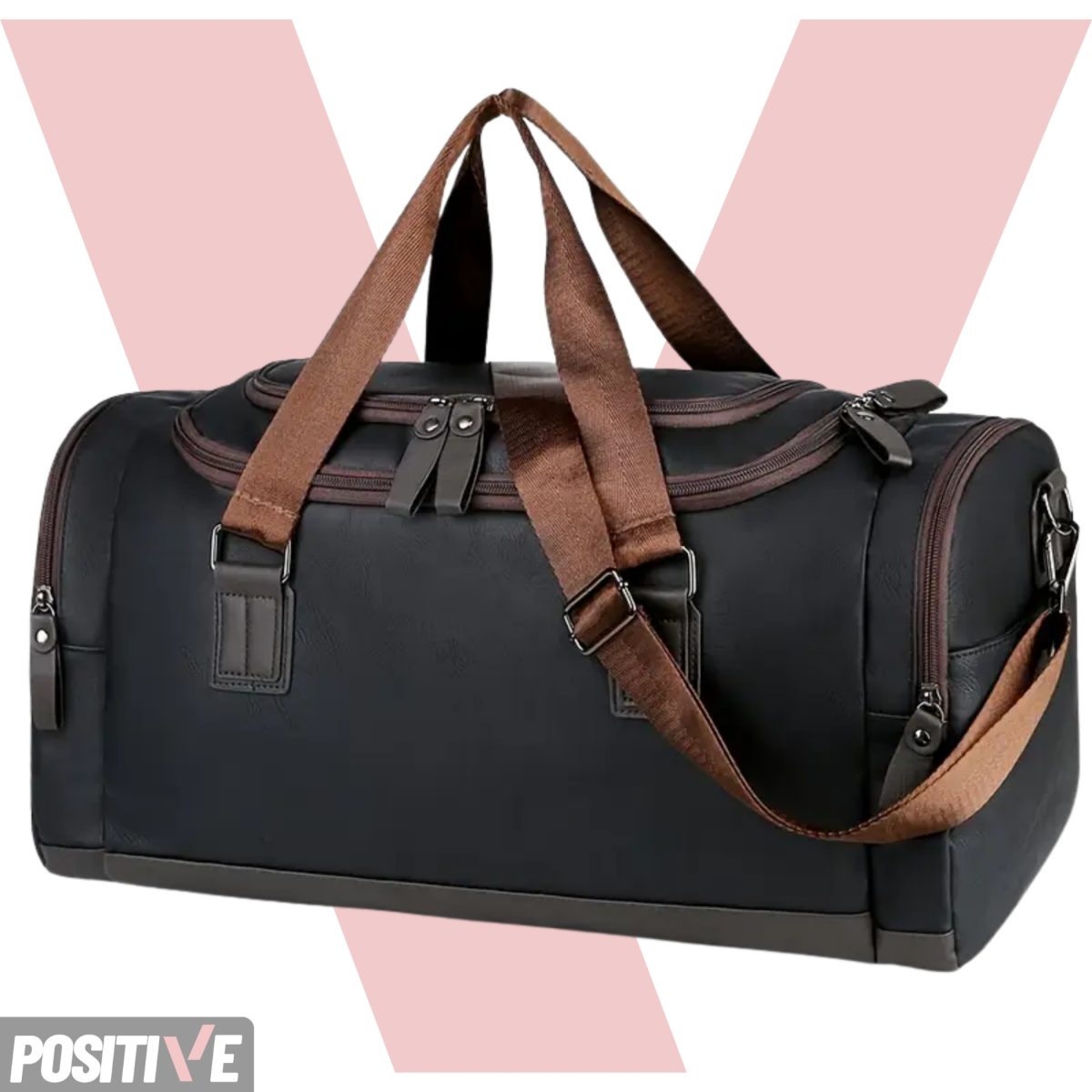 Alternative view of +PLUS “EARTHLOAD XL”  %100 DOĞA DOSTU  VEGAN DERİ MAKSİ BOY SEYAHAT ÇANTASI