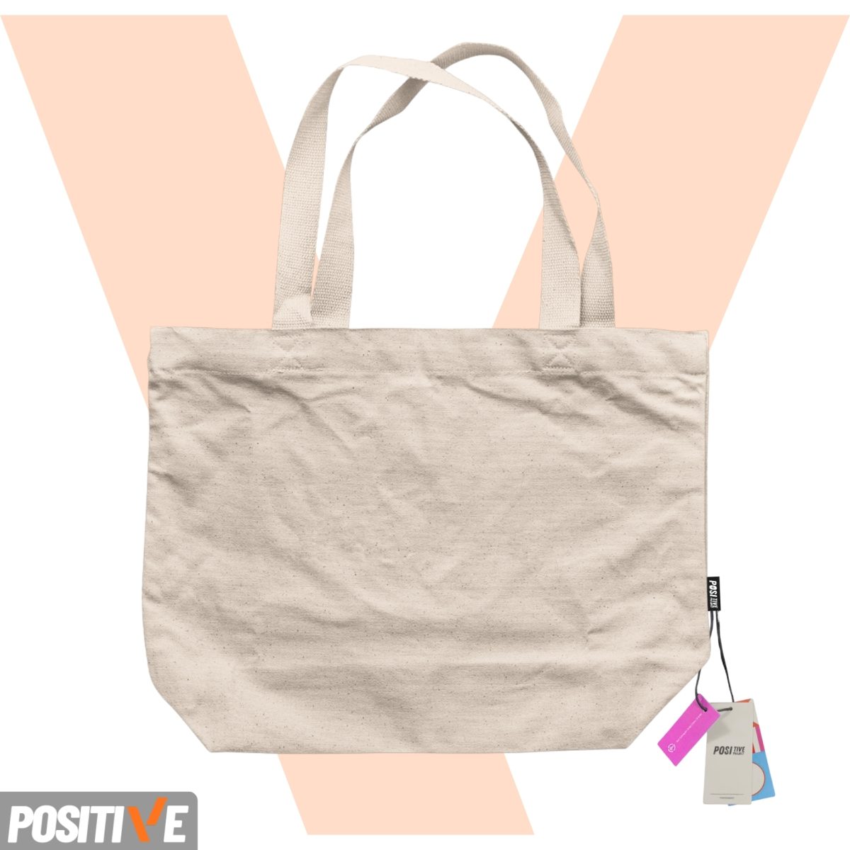 Alternative view of +PLUS SERİSİ 400 GR. KANVAS 25x35x10 CM  ZARF DİKİŞ ÇANTA