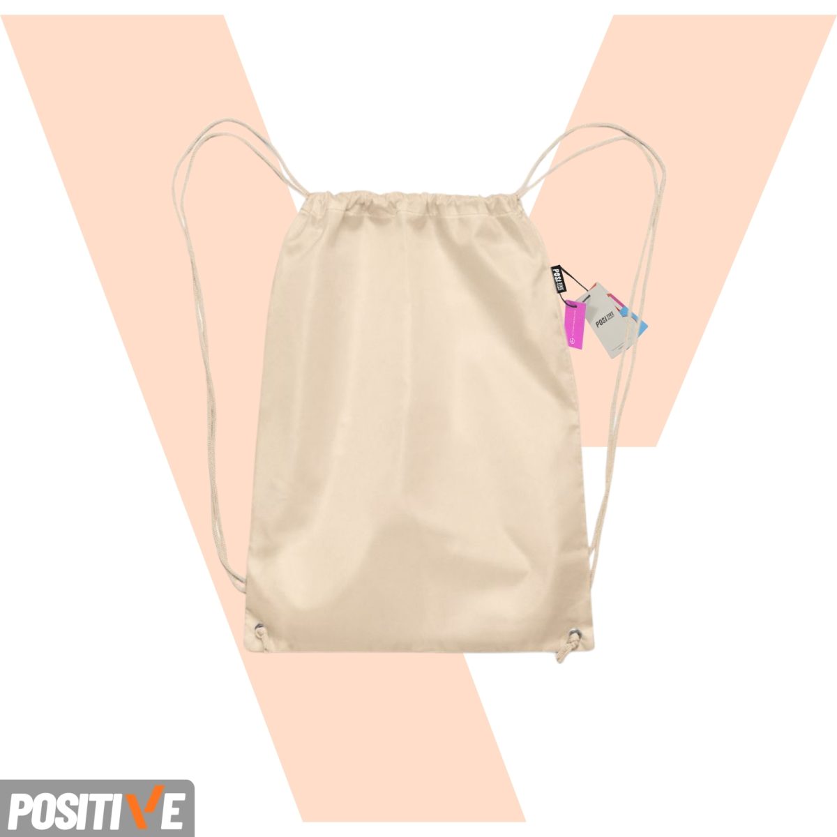 Alternative view of +PLUS SERİSİ 400 GR. KANVAS 35x40 CM İPLİ SIRT ÇANTA