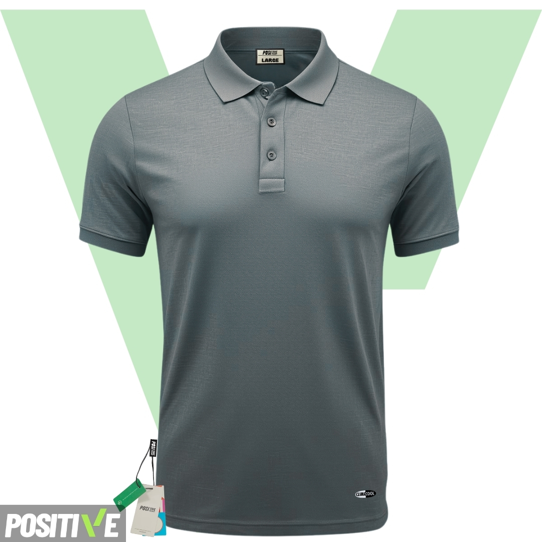 +PLUS SERİSİ KISA KOLLU POLO YAKA CLIMA COOL T-SHIRT - Görsel 4
