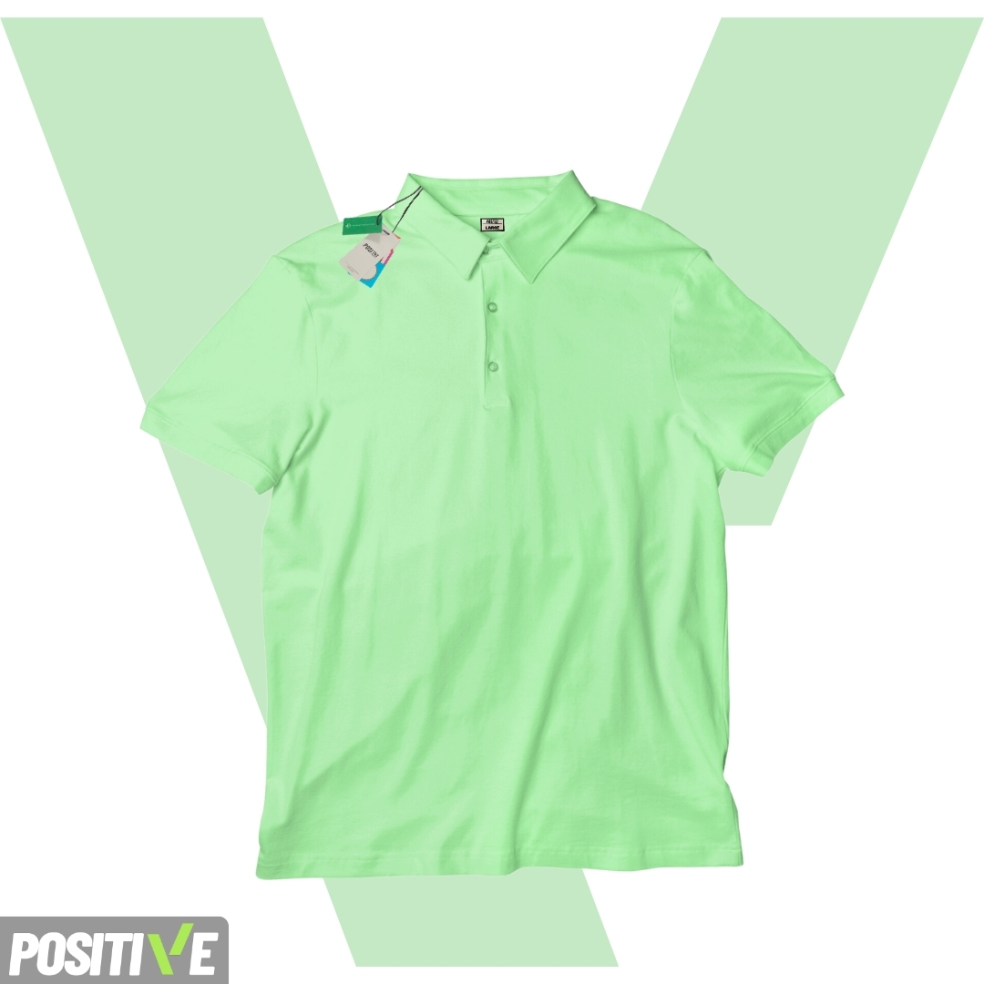+PLUS SERİSİ OVERSIZE KISA KOLLU POLO YAKA T-SHIRT - Görsel 12