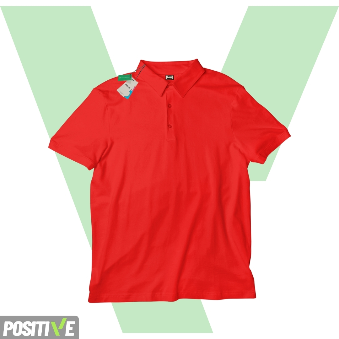 +PLUS SERİSİ OVERSIZE KISA KOLLU POLO YAKA T-SHIRT - Görsel 17